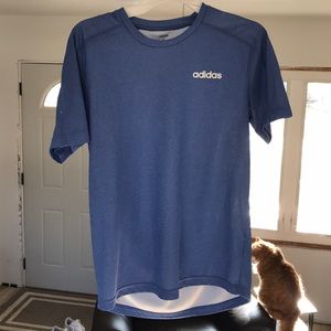 addidas blue shirt small